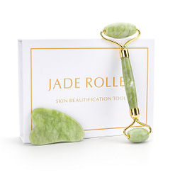 rouleau de jade vert printemps